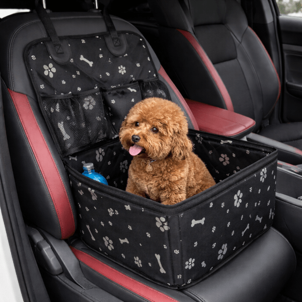 siege auto chien rose en tissu oxford impermeable resistant aux rayures et facile a nettoyer