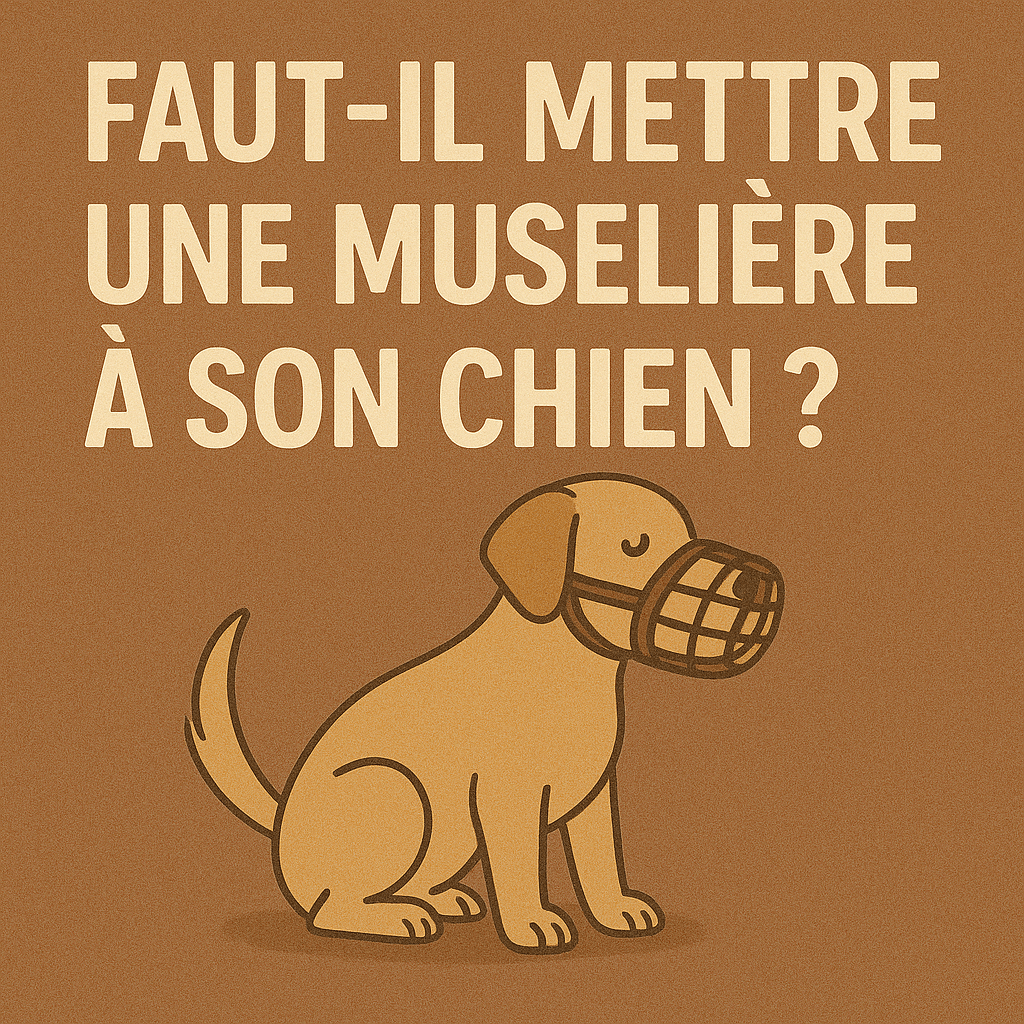 Faut-il mettre une muselière à son chien ?