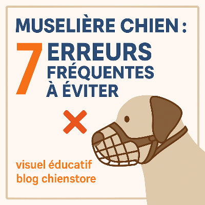 muselière chien erreurs fréquentes a éviter visuel éducatif blog chienstore
