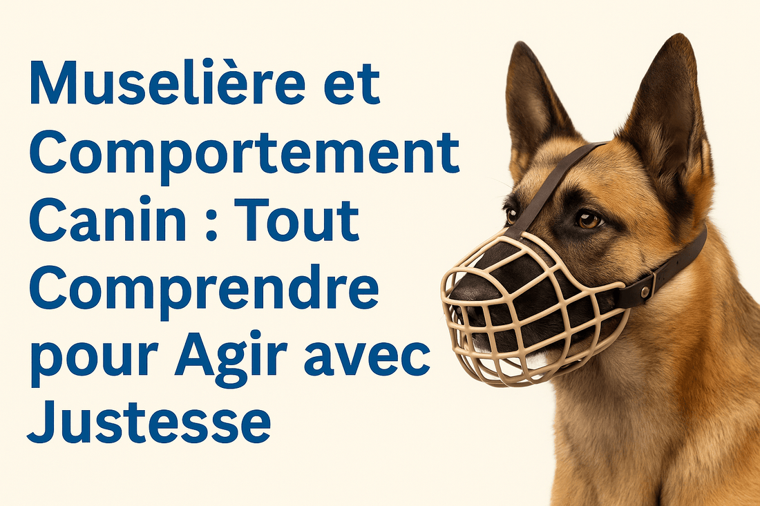 habituer chien muselière dès chiot illustration bienveillance éducative chienstore