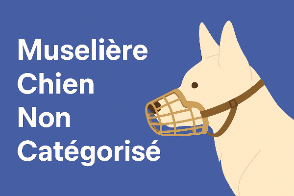 muselière chien non categorise loi 2025 illustration informative chienstore