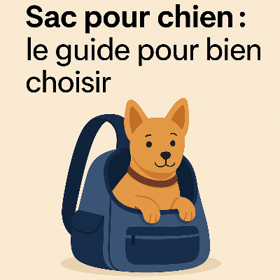 sac pour chien design moderne illustration titre blog - Chienstore
