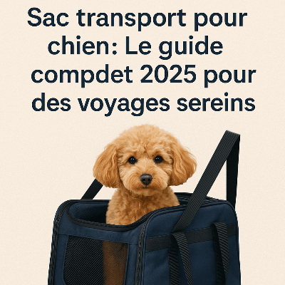 Sac transport pour chien : Le guide complet 2025
