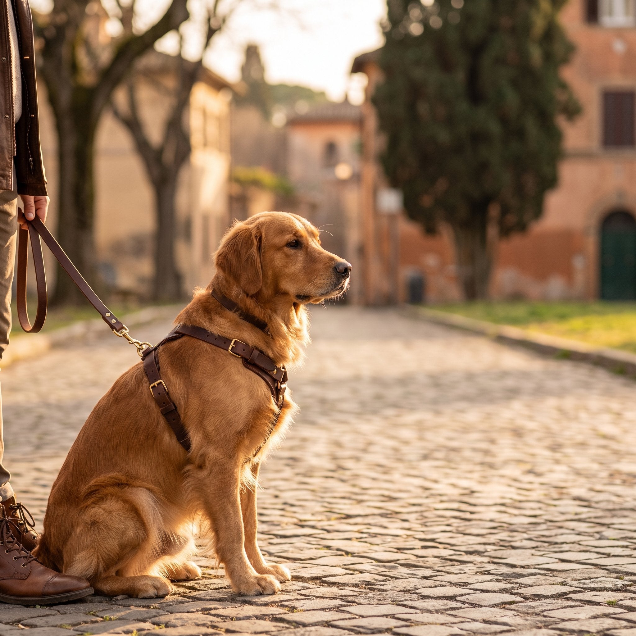 Accessoires pour chien en cuir véritable - bannière desktop Chien Store