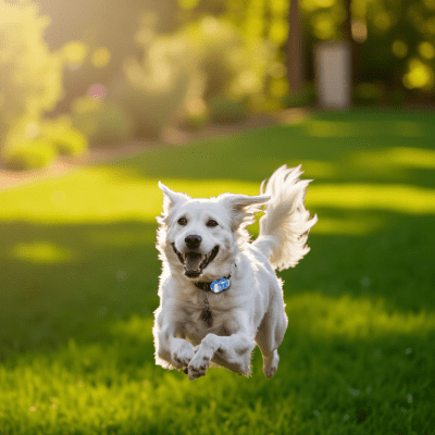 collier chien anti fugue avec systeme gps et geolocalisation - TrackerPets™ - Chien store