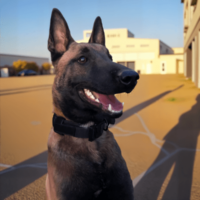 Collier chien boucle métal sécurisée relâchement rapide pour intervention instantanee - ControlMax™ - Chien store