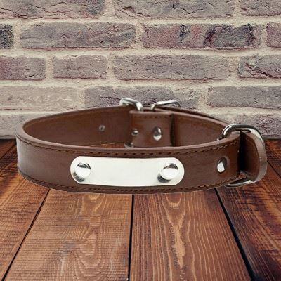 colier-cuir-pour-chien-marron-petit-taille-grand