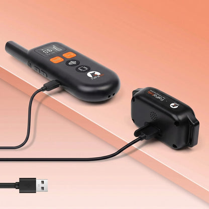 Recharge USB-C de la télécommande et du collier récepteur du collier de dressage chien ultrason sans choc