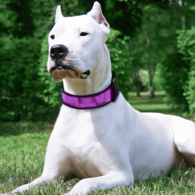 Collier lumineux chien sept couleurs