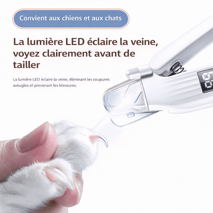 Tête de coupe en acier haute dureté pour coupe-griffes chien, précise et sans fissure