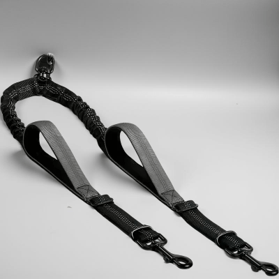Double laisse pour chien | Anti - choc™ - Chien store