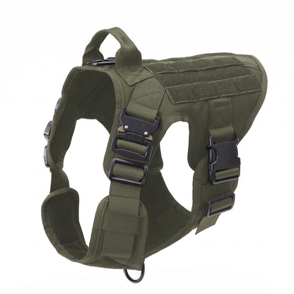 Harnais anti traction chien ControlMax vert présenté seul sur fond blanc