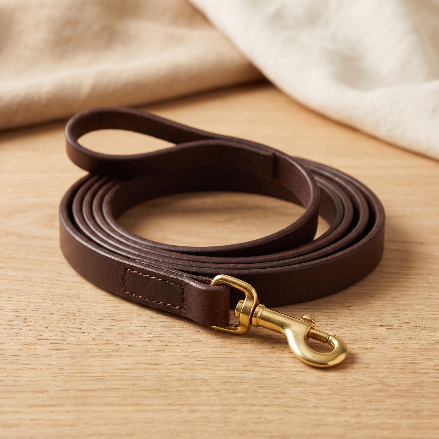 Laisse pour chien en cuir véritable - Chien Store