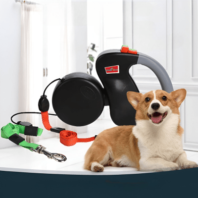 Laisse chien enrouleur | DuoChic™ - Chien store