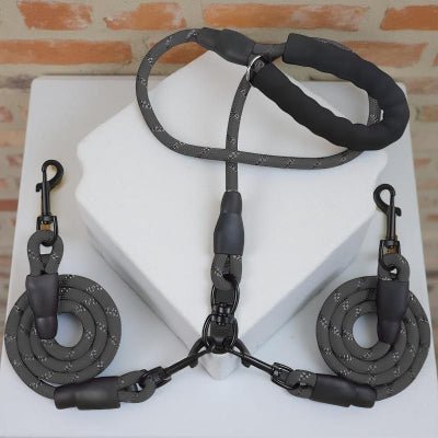 Laisse double pour chien | DuoFlex™ - Chien store