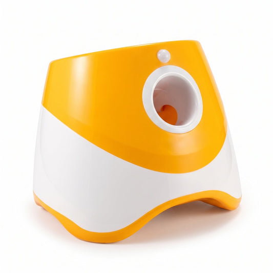 Lanceur de balle automatique pour chien - coloris orange, photo produit isolée