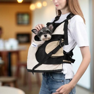 sac de transport pour chien ventral ergonomique bretelles croisees portage securise Hidream™