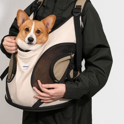 sac de transport pour chien corgi dans sac ventral tissu oxford renforce Hidream™